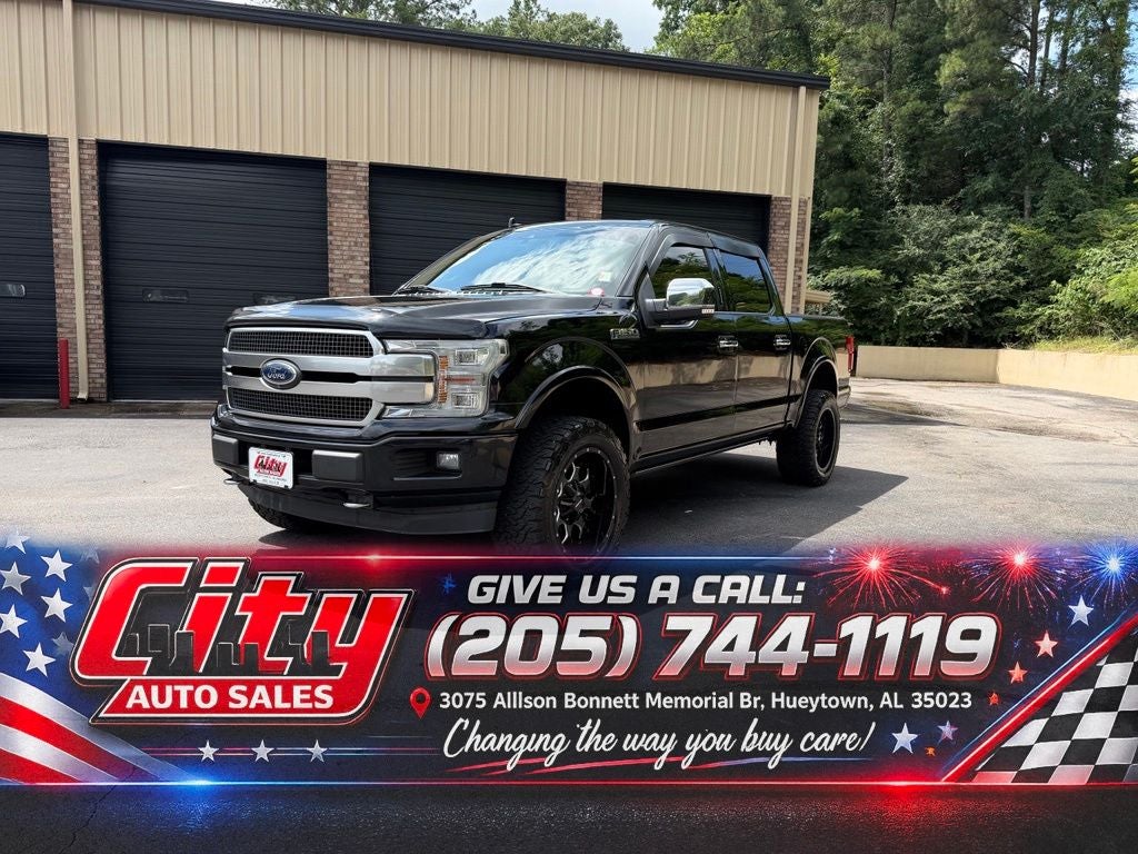 Shadow Black 2018 Ford F-150 Pickup Truck Four-Wheel Drive Automatic