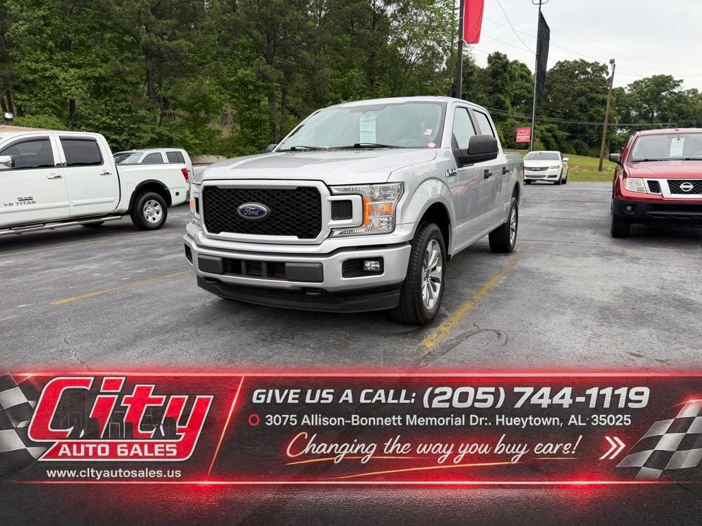 Ingot Silver 2018 Ford F-150 XL SuperCrew 4WD Pickup Truck Four-Wheel Drive Automatic