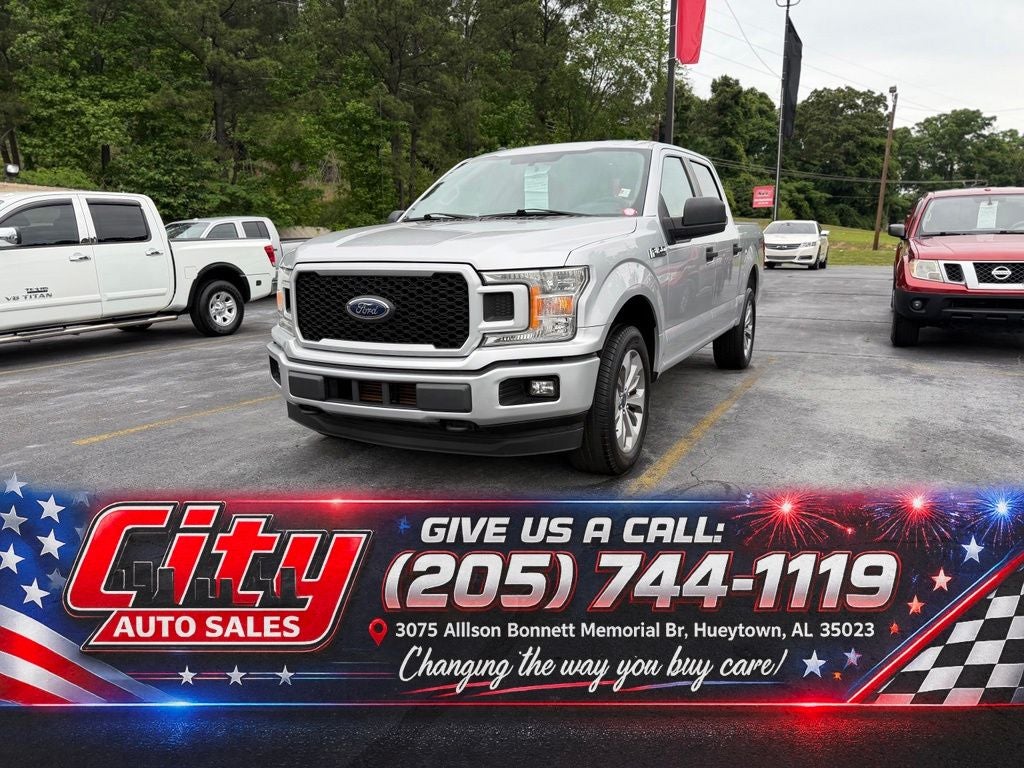Ingot Silver 2018 Ford F-150 Pickup Truck Four-Wheel Drive Automatic