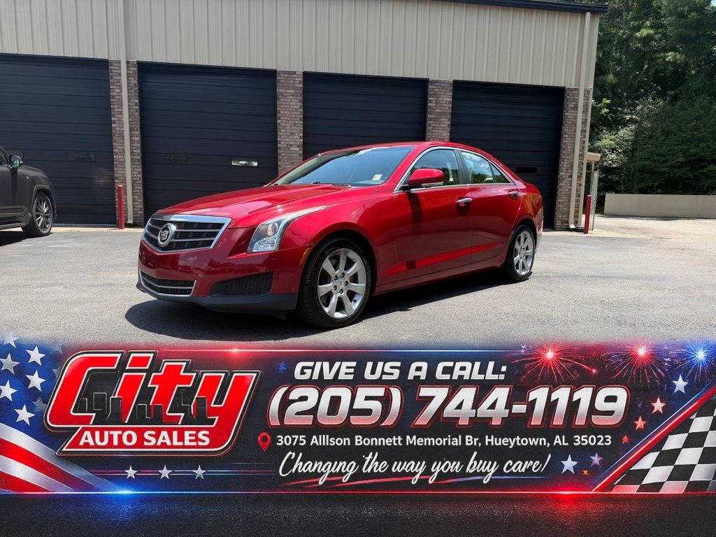 Red Obsession Tintcoat 2014 Cadillac ATS Sedan Rear-Wheel Drive 6-Speed Automatic