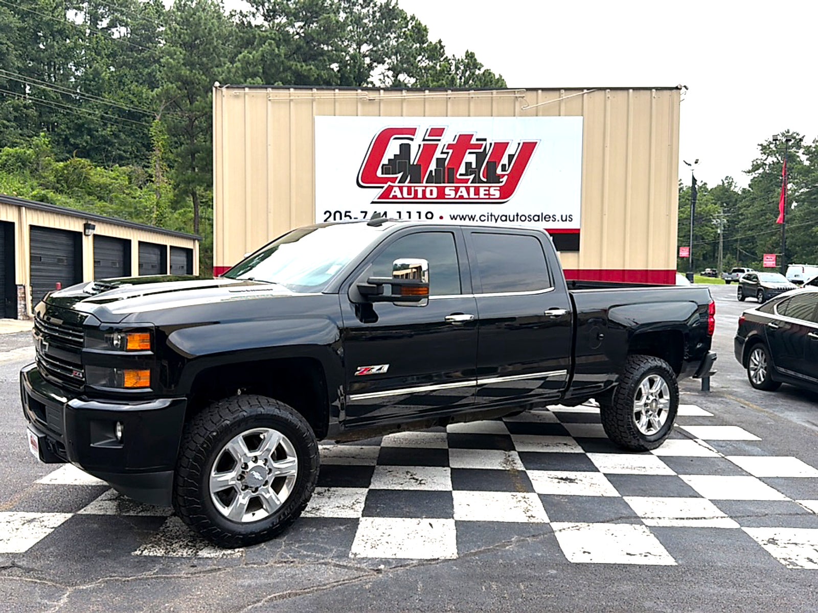 Black 2017 Chevrolet Silverado 2500HD Pickup Truck Four-Wheel Drive 6-Speed Automatic