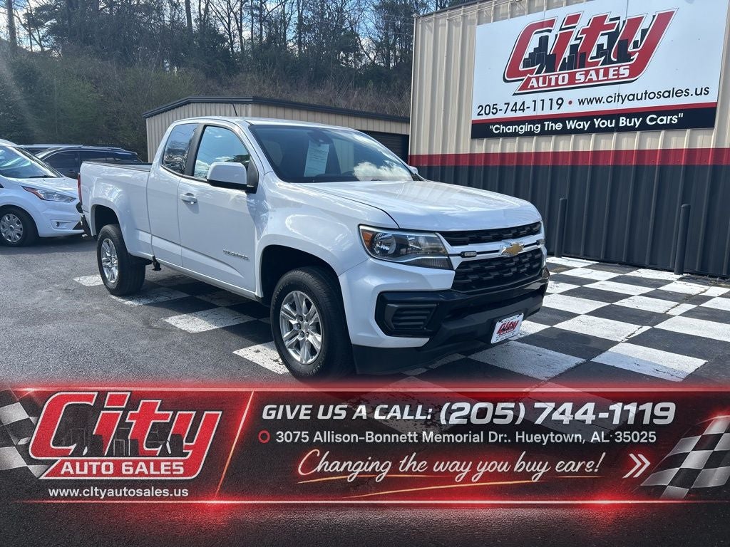 Summit White 2021 Chevrolet Colorado Pickup Truck 4X2 6-Speed Automatic