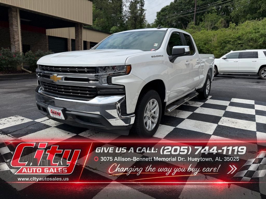 Summit White 2019 Chevrolet Silverado 1500 Pickup Truck 4X2 8-Speed Automatic