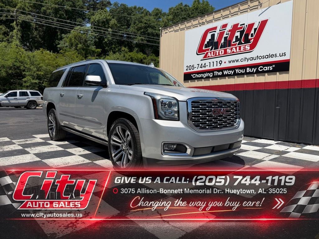 Quicksilver Metallic 2019 GMC Yukon XL Denali 4WD SUV / Crossover Four-Wheel Drive Automatic