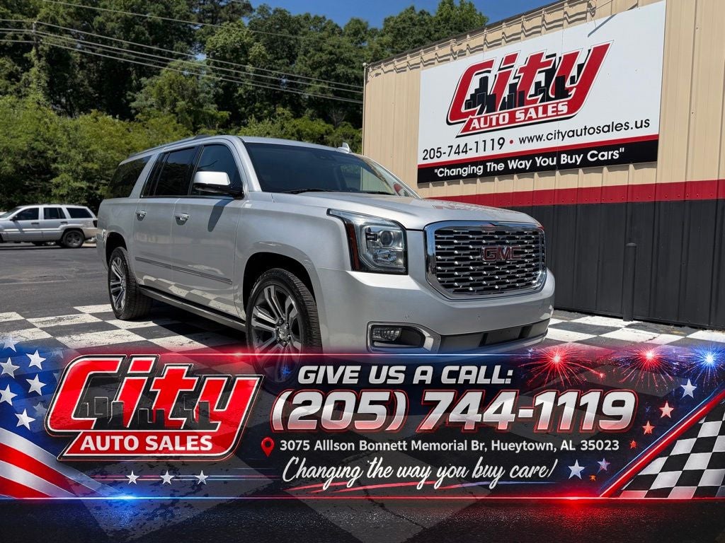 Quicksilver Metallic 2019 GMC Yukon XL SUV / Crossover Four-Wheel Drive Automatic