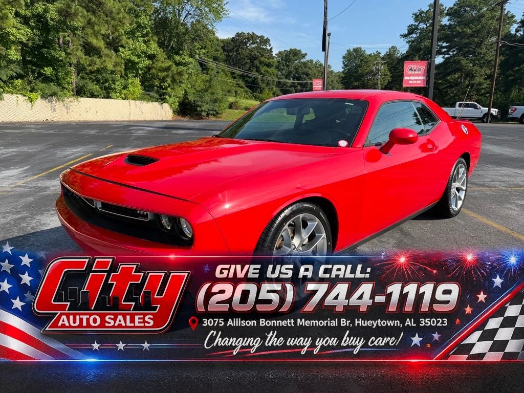 Torred Clearcoat 2022 Dodge Challenger Coupe Rear-Wheel Drive 8-Speed Automatic