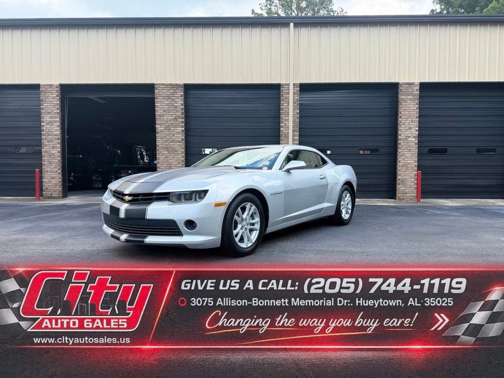 Silver Ice Metallic 2015 Chevrolet Camaro 2LS Coupe RWD Coupe Rear-Wheel Drive 6-Speed Automatic