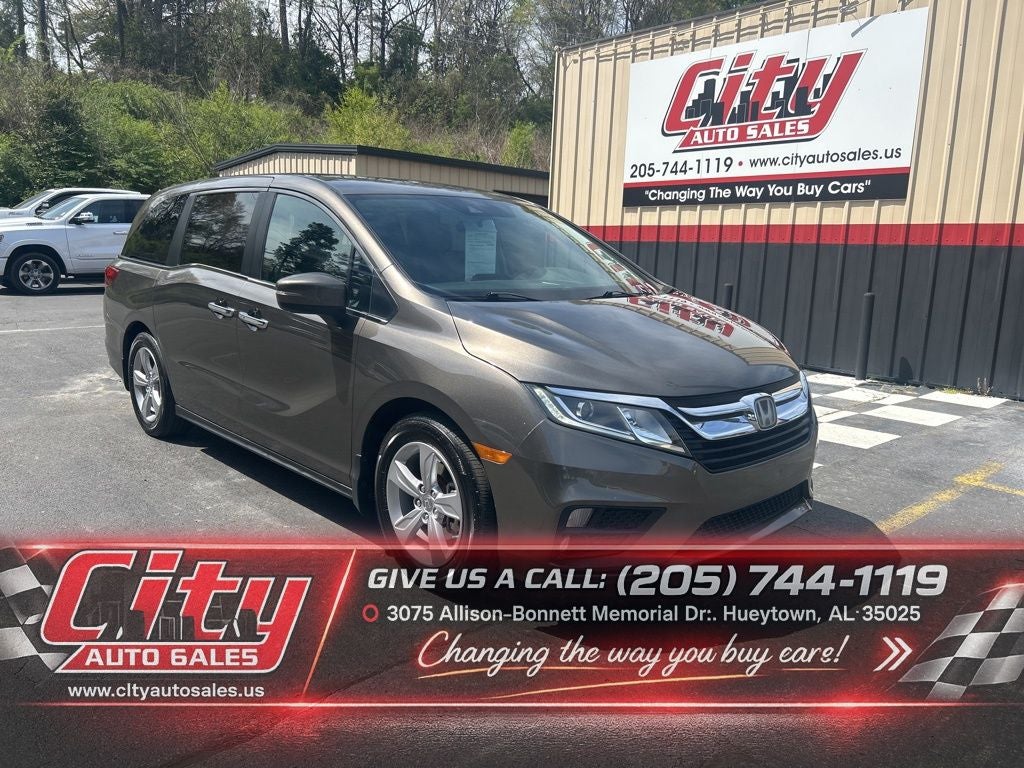 Brown 2019 Honda Odyssey EX FWD Minivan Front-Wheel Drive 9-Speed Automatic
