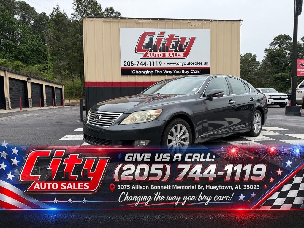 Black 2010 Lexus LS Sedan All-Wheel Drive 8-Speed Automatic