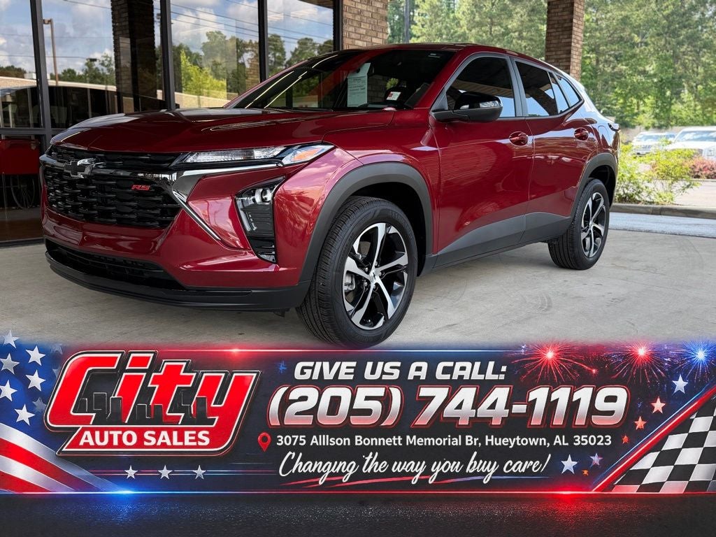 Red (Crimson) 2025 Chevrolet Trax SUV / Crossover Front-Wheel Drive 6-Speed Automatic