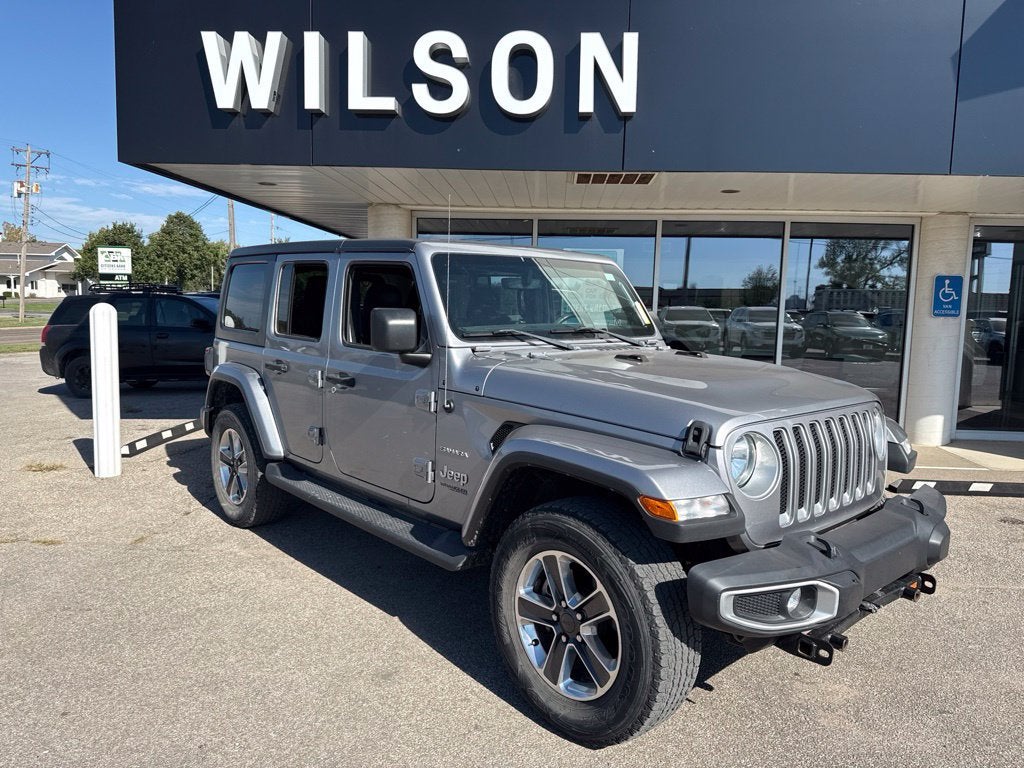 Silver 2021 Jeep Wrangler SUV / Crossover Four-Wheel Drive 