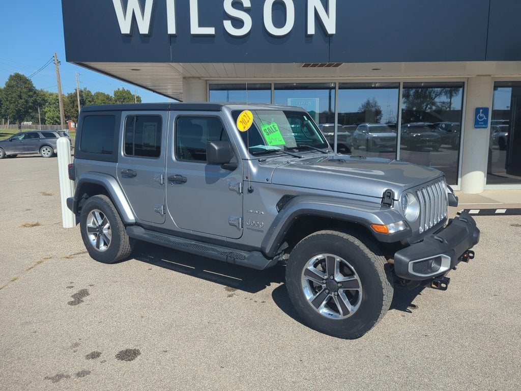 Silver 2021 Jeep Wrangler SUV / Crossover Four-Wheel Drive 