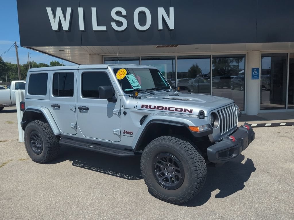 Silver 2023 Jeep Wrangler SUV / Crossover Four-Wheel Drive Automatic