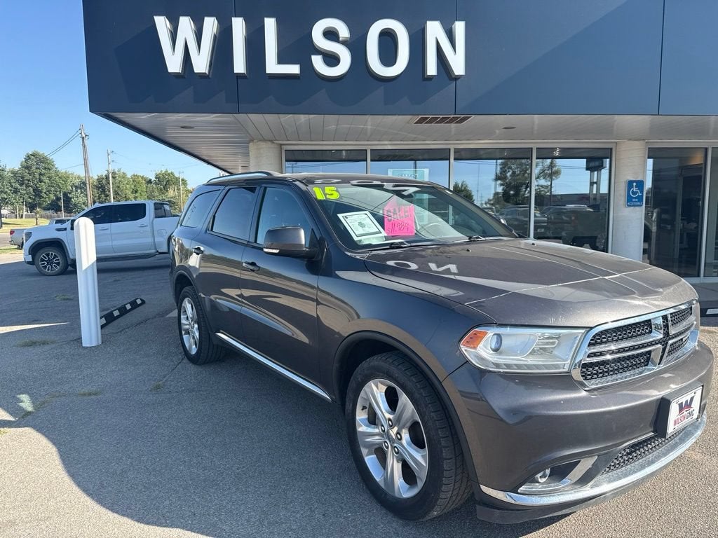 Gray 2015 Dodge Durango SUV / Crossover All-Wheel Drive 