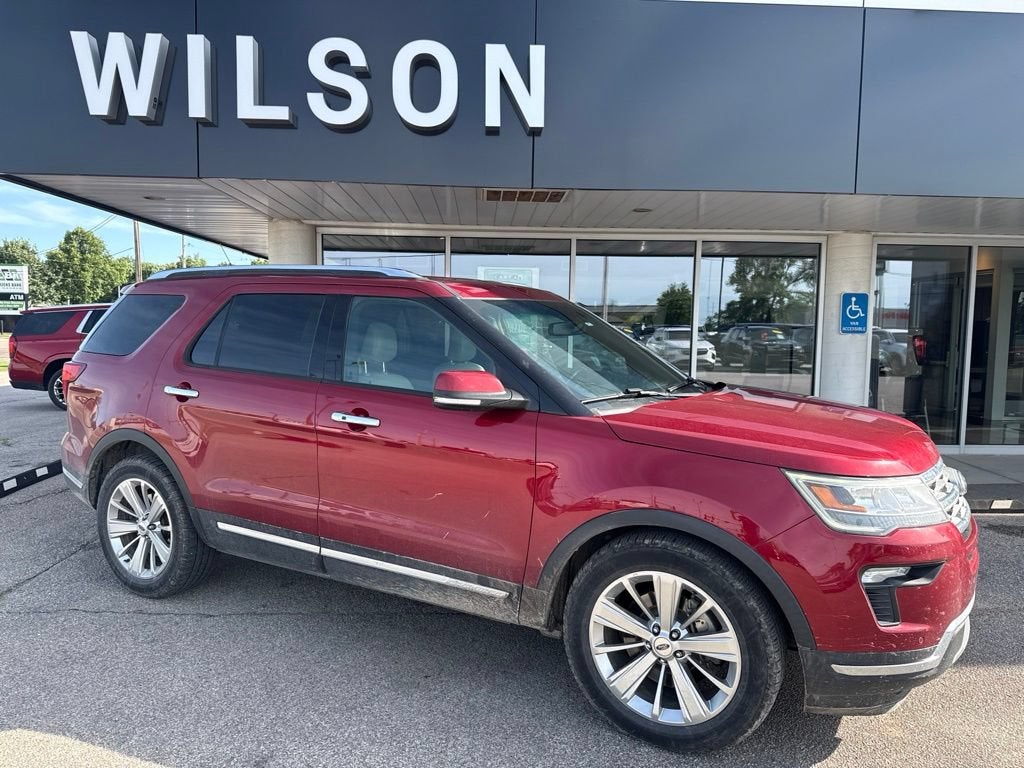 Red 2019 Ford Explorer SUV / Crossover Front-Wheel Drive Automatic