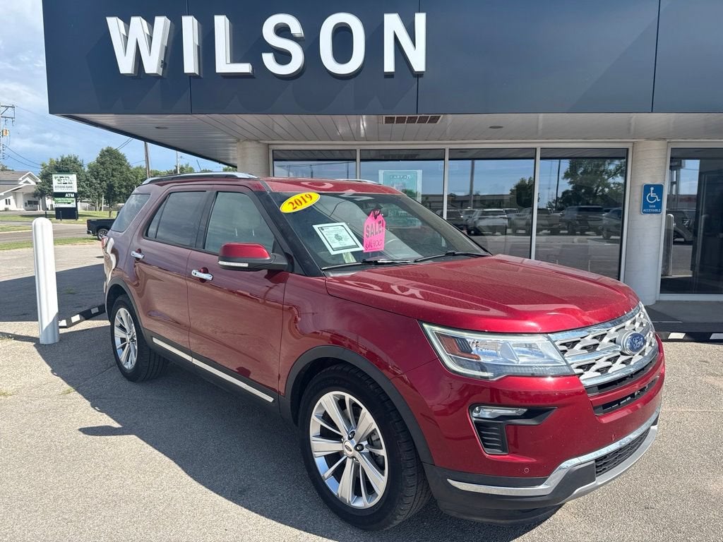 Red 2019 Ford Explorer SUV / Crossover Front-Wheel Drive Automatic