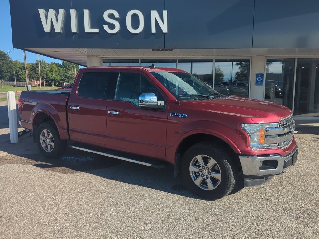 Red 2019 Ford F-150 Pickup Truck Four-Wheel Drive 