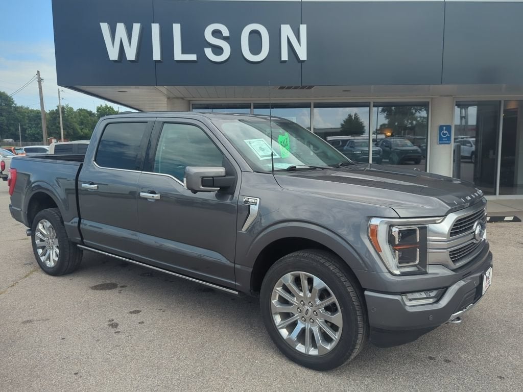 Gray 2022 Ford F-150 Pickup Truck Four-Wheel Drive Automatic