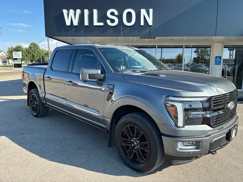 Gray 2024 Ford F-150 Pickup Truck Four-Wheel Drive 