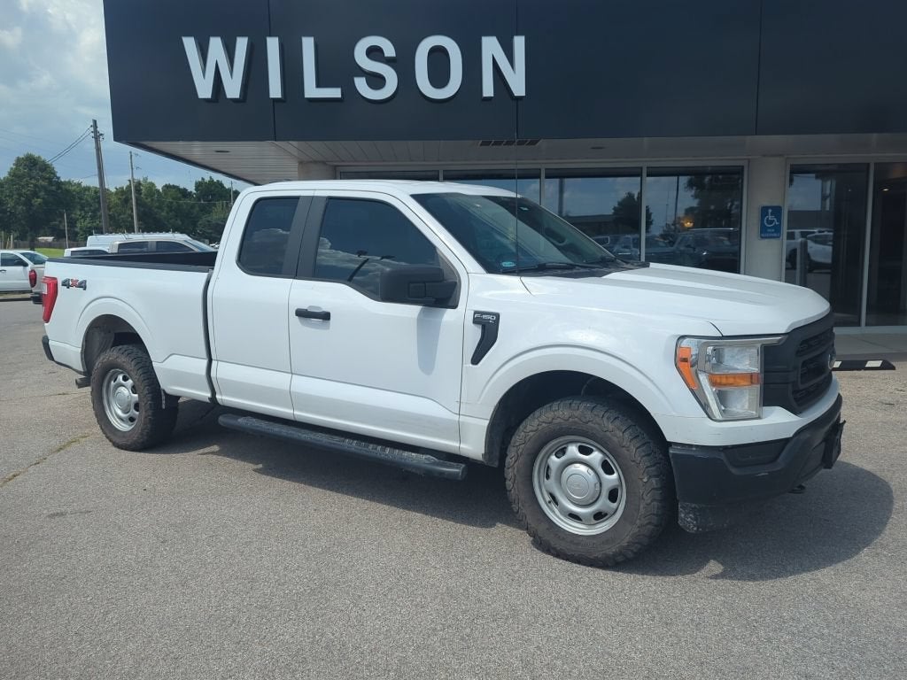 White 2022 Ford F-150 Pickup Truck Four-Wheel Drive Automatic