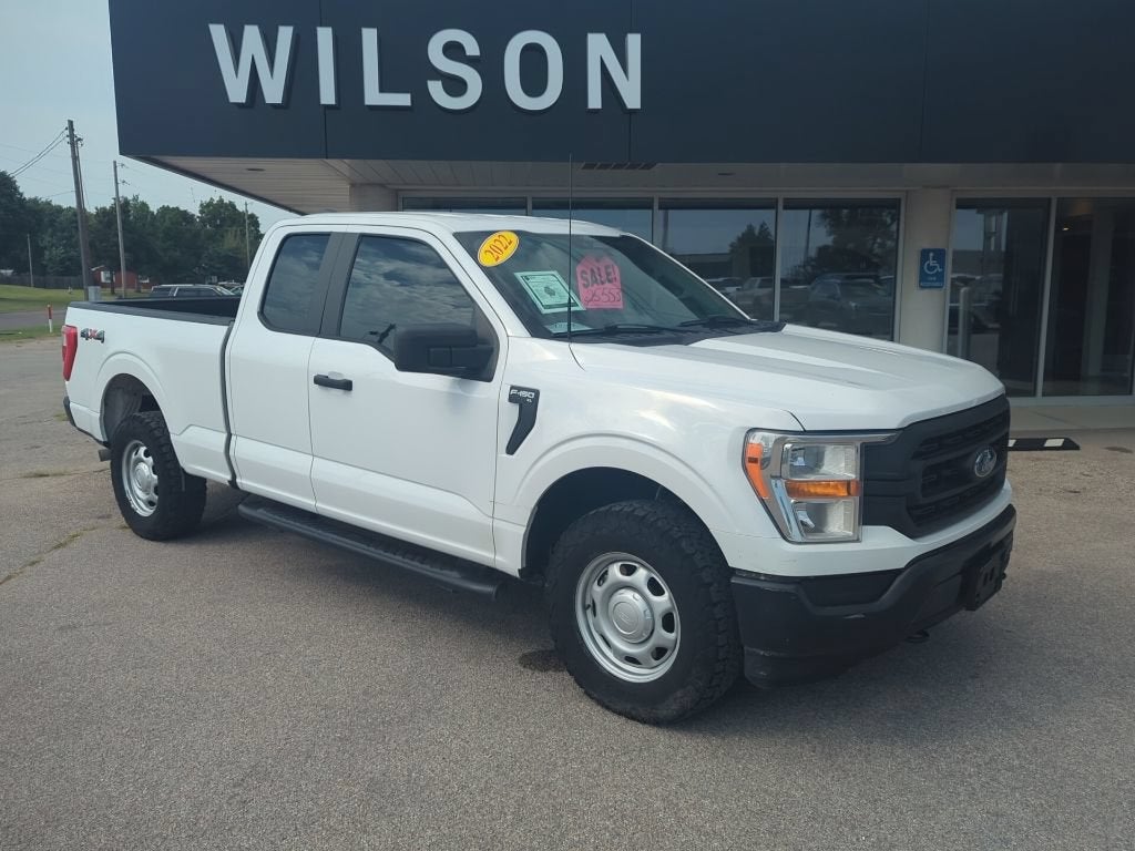 White 2022 Ford F-150 Pickup Truck Four-Wheel Drive Automatic
