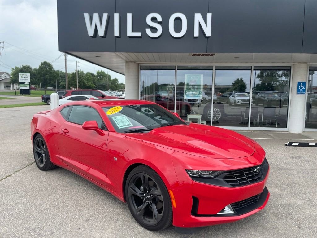 Red Hot 2024 Chevrolet Camaro 2LT Coupe RWD Coupe Rear-Wheel Drive Automatic