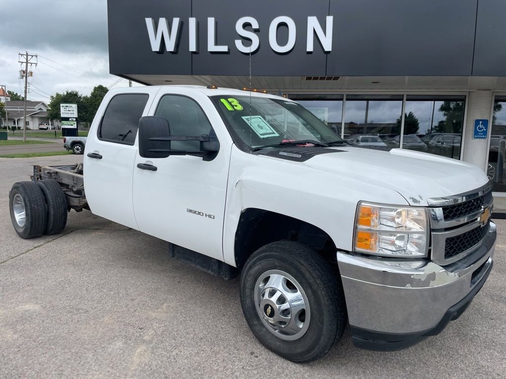 Summit White 2013 Chevrolet Silverado 3500HD Pickup Truck  Automatic