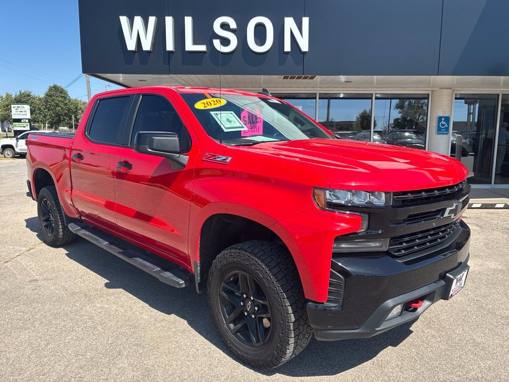 Red Hot 2020 Chevrolet Silverado 1500 Pickup Truck Four-Wheel Drive Automatic