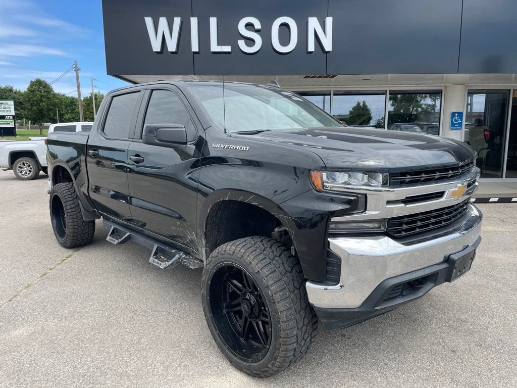 Black 2020 Chevrolet Silverado 1500 LT Crew Cab 4WD Pickup Truck Four-Wheel Drive Automatic