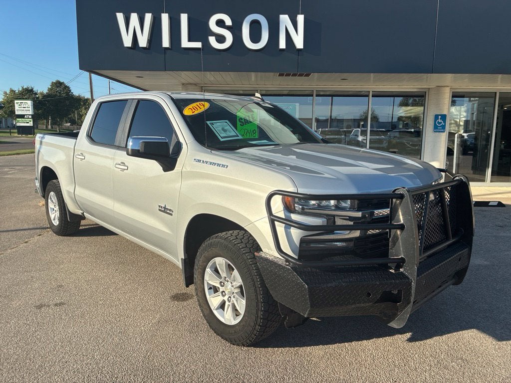 Silver Ice Metallic 2019 Chevrolet Silverado 1500 Pickup Truck Four-Wheel Drive Automatic
