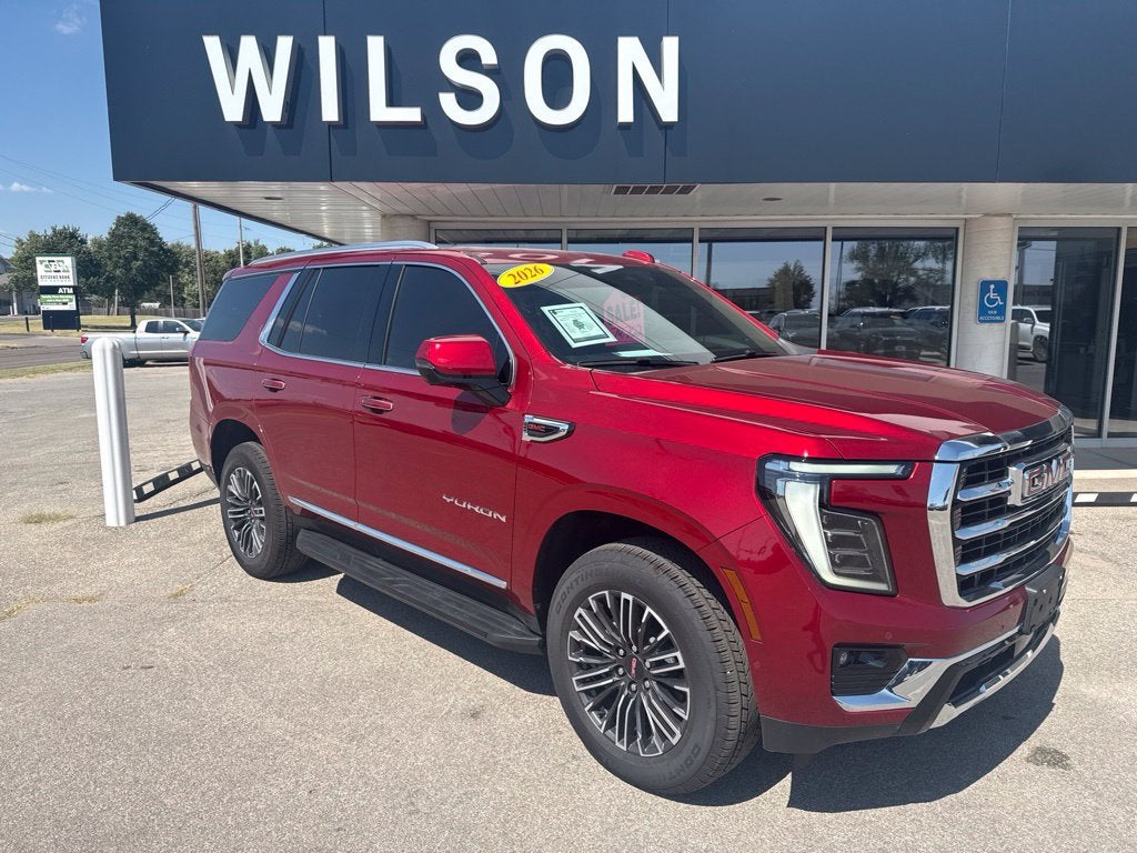 Volcanic Red Tintcoat 2026 GMC Yukon SUV / Crossover Four-Wheel Drive Automatic