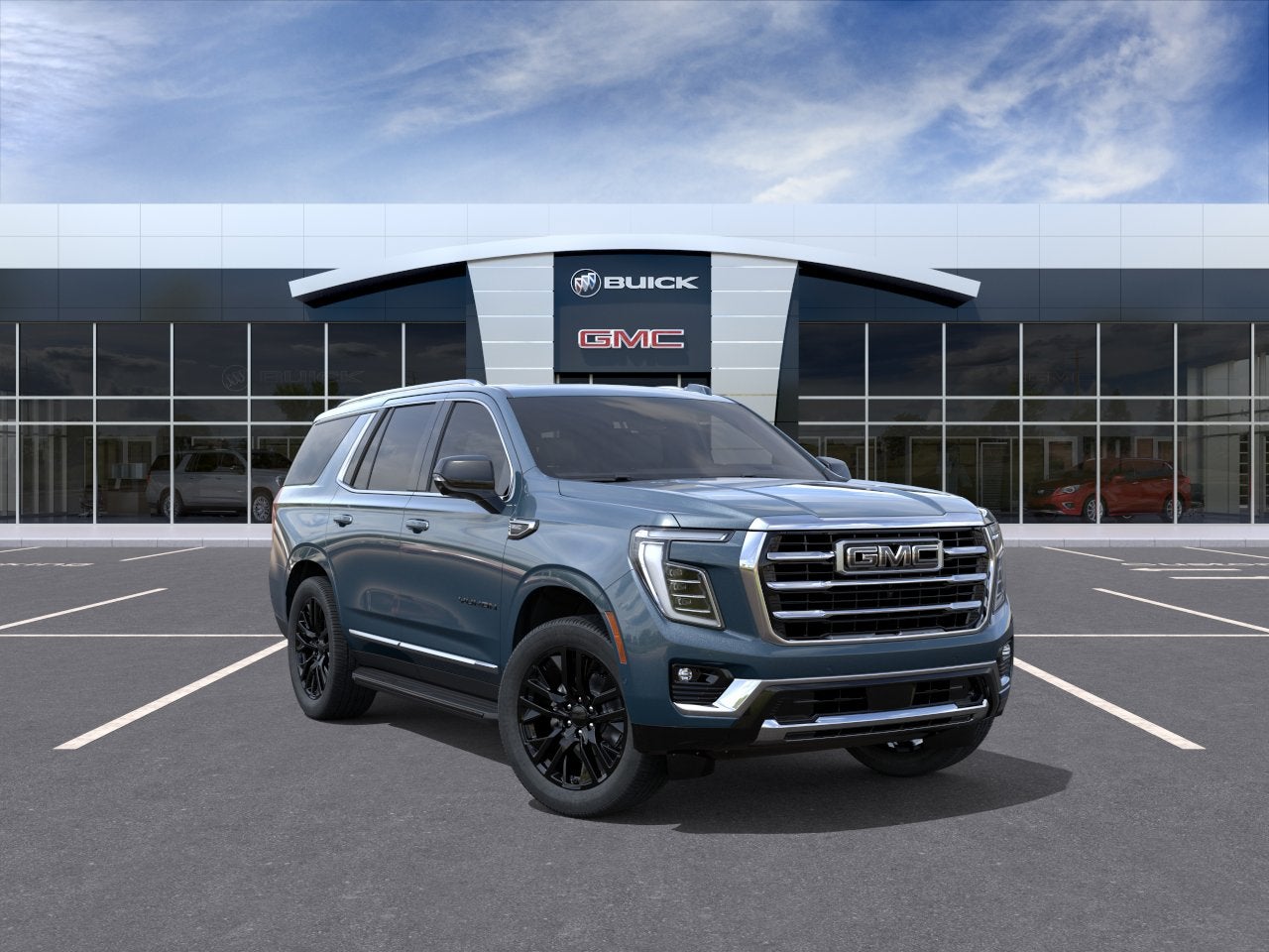 Downpour Metallic 2026 GMC Yukon SUV / Crossover Four-Wheel Drive Automatic