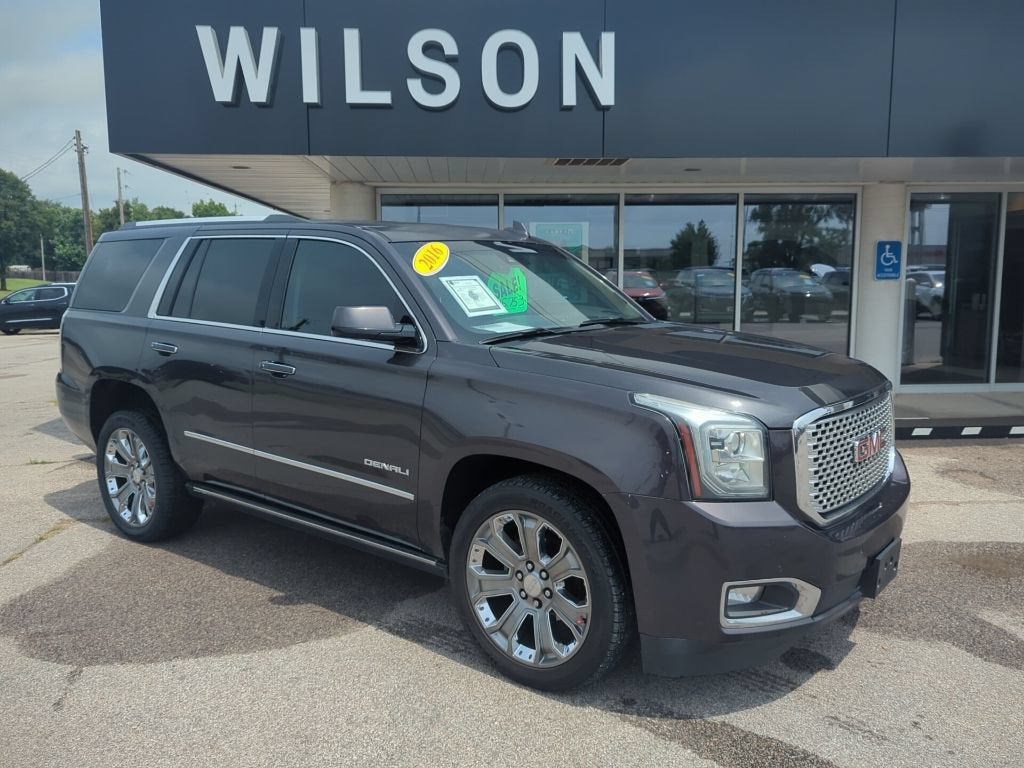 Gray (Iridium Metallic) 2016 GMC Yukon SUV / Crossover Four-Wheel Drive Automatic