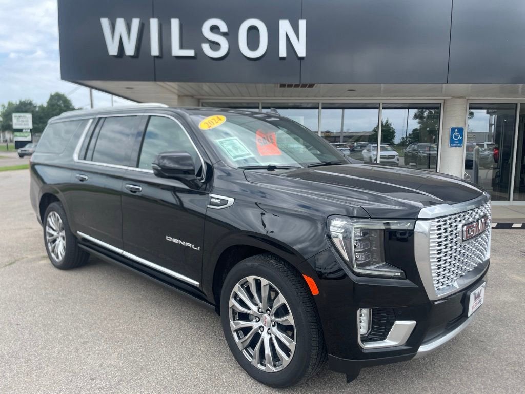 Onyx Black 2024 GMC Yukon XL SUV / Crossover Four-Wheel Drive Automatic