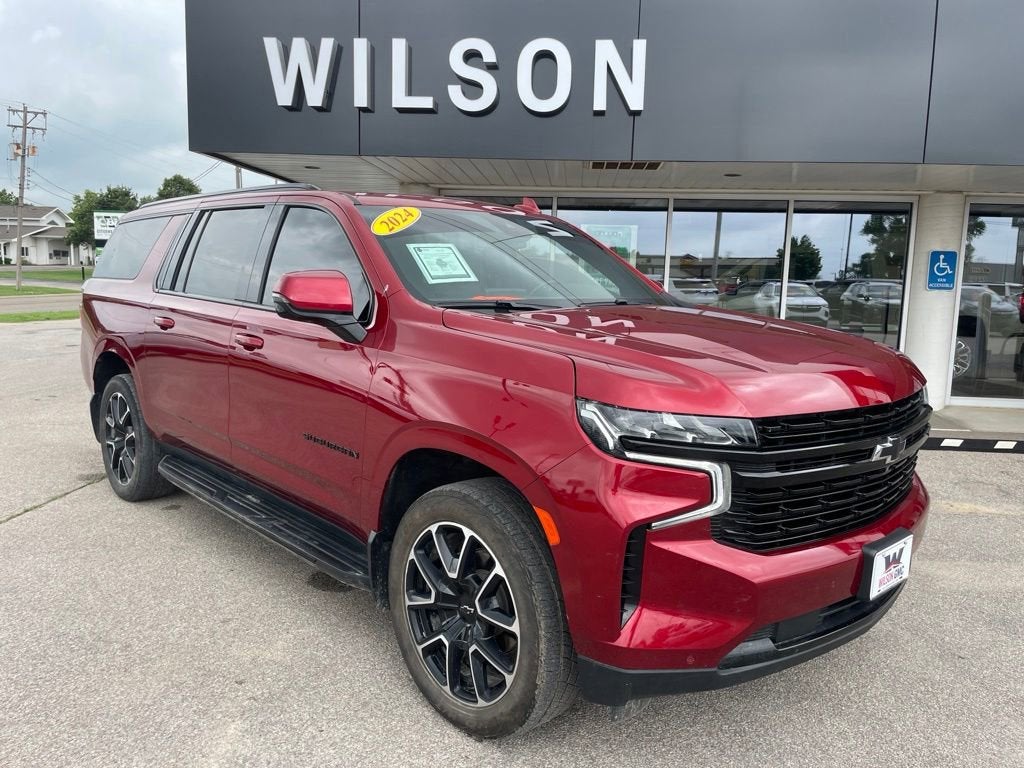 Radiant Red Tintcoat 2024 Chevrolet Suburban SUV / Crossover Four-Wheel Drive Automatic