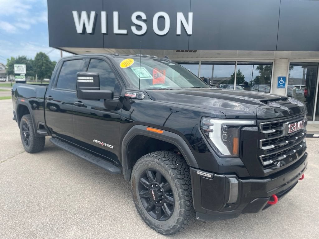 Onyx Black 2024 GMC Sierra 2500HD Pickup Truck Four-Wheel Drive Automatic