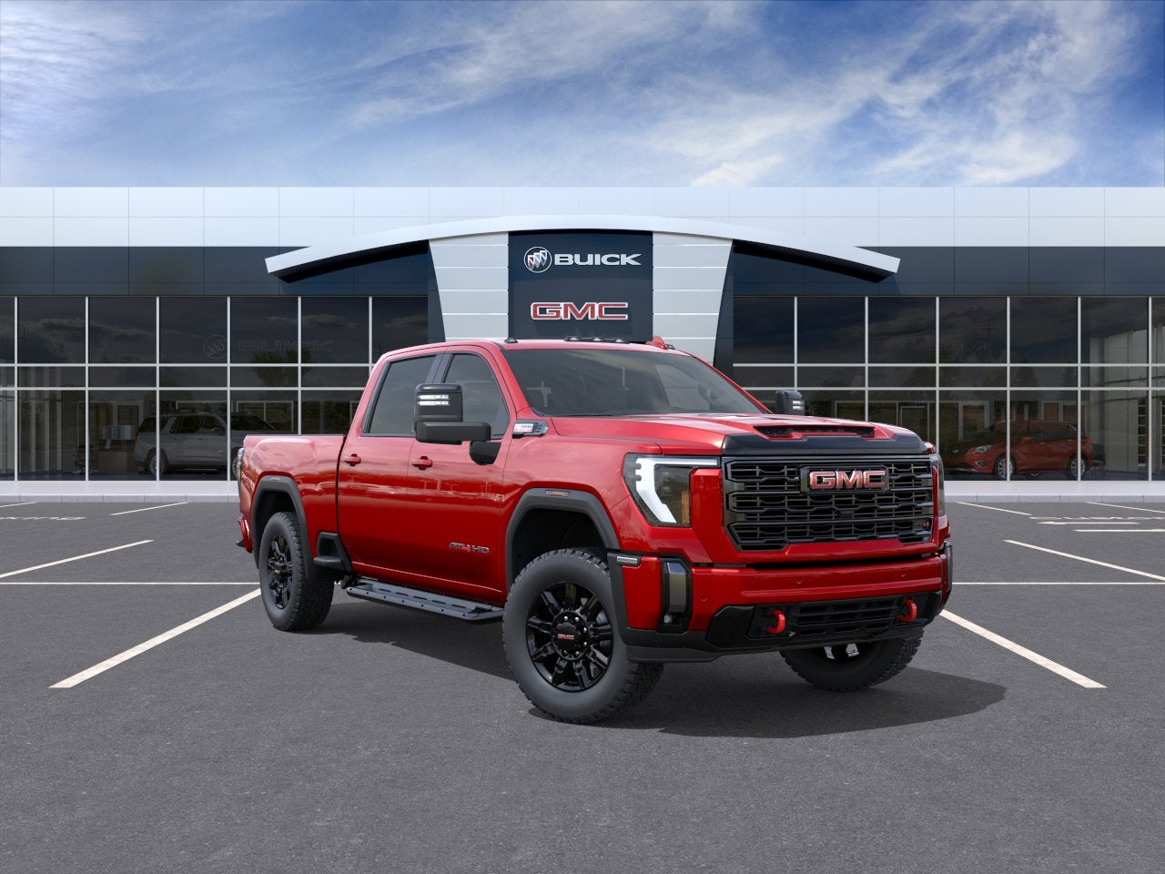 Volcanic Red Tintcoat 2026 GMC Sierra 2500HD Pickup Truck Four-Wheel Drive Automatic