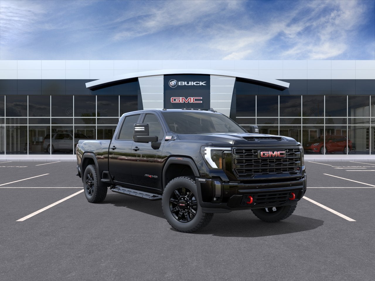 Onyx Black 2026 GMC Sierra 3500HD Pickup Truck Four-Wheel Drive Automatic