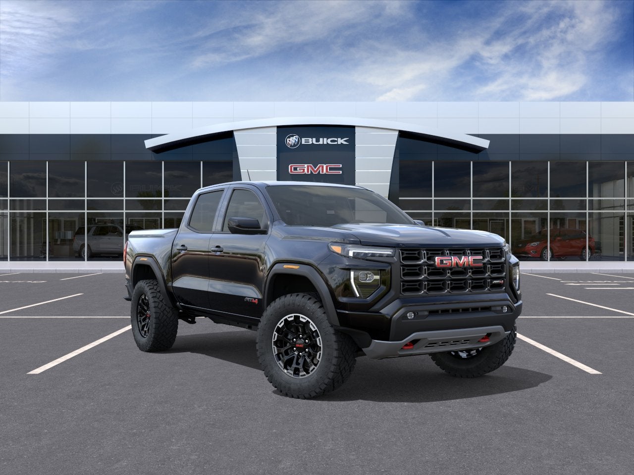Onyx Black 2026 GMC Canyon Pickup Truck Four-Wheel Drive Automatic