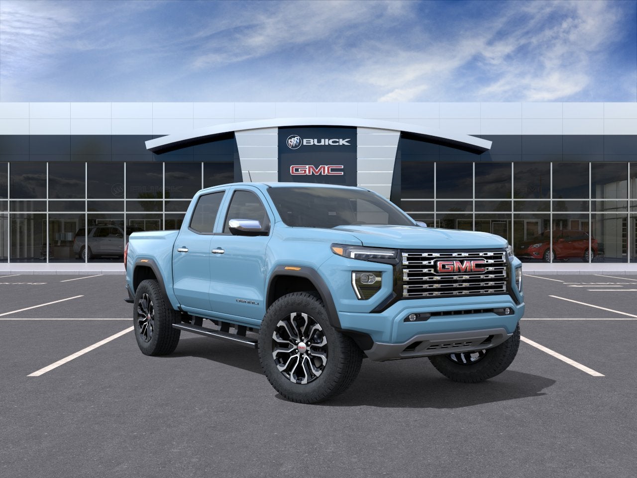 Glacier Metallic 2026 GMC Canyon Pickup Truck Four-Wheel Drive Automatic