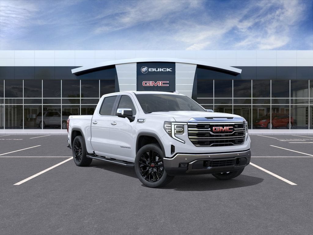 Glacier White Tricoat 2026 GMC Sierra 1500 Pickup Truck Four-Wheel Drive Automatic