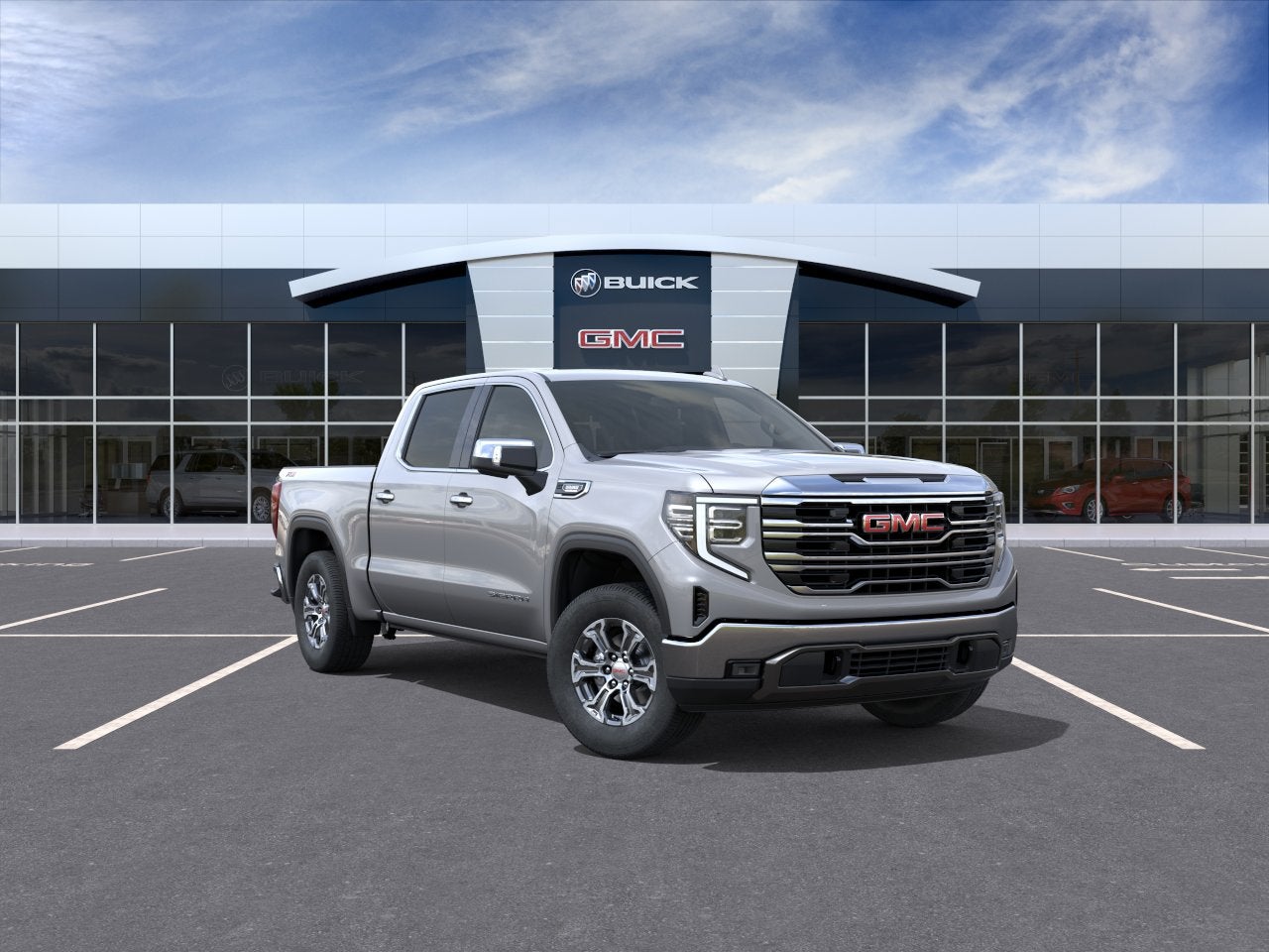 Sterling Metallic 2026 GMC Sierra 1500 Pickup Truck Four-Wheel Drive Automatic
