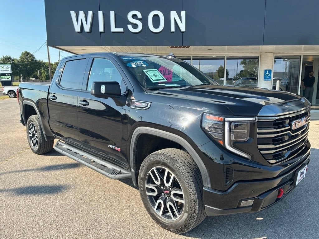 Onyx Black 2024 GMC Sierra 1500 Pickup Truck Four-Wheel Drive Automatic