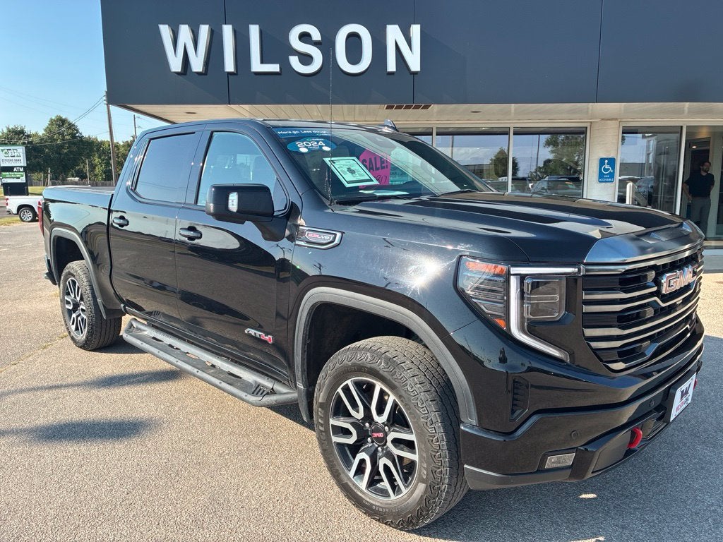 Onyx Black 2024 GMC Sierra 1500 Pickup Truck Four-Wheel Drive Automatic