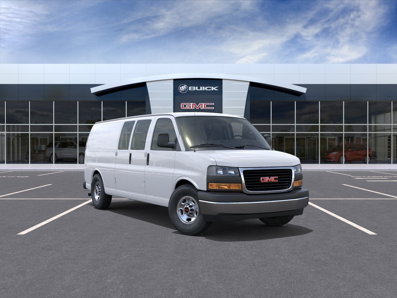 Summit White 2026 GMC Savana Cargo Van Rear-Wheel Drive Automatic