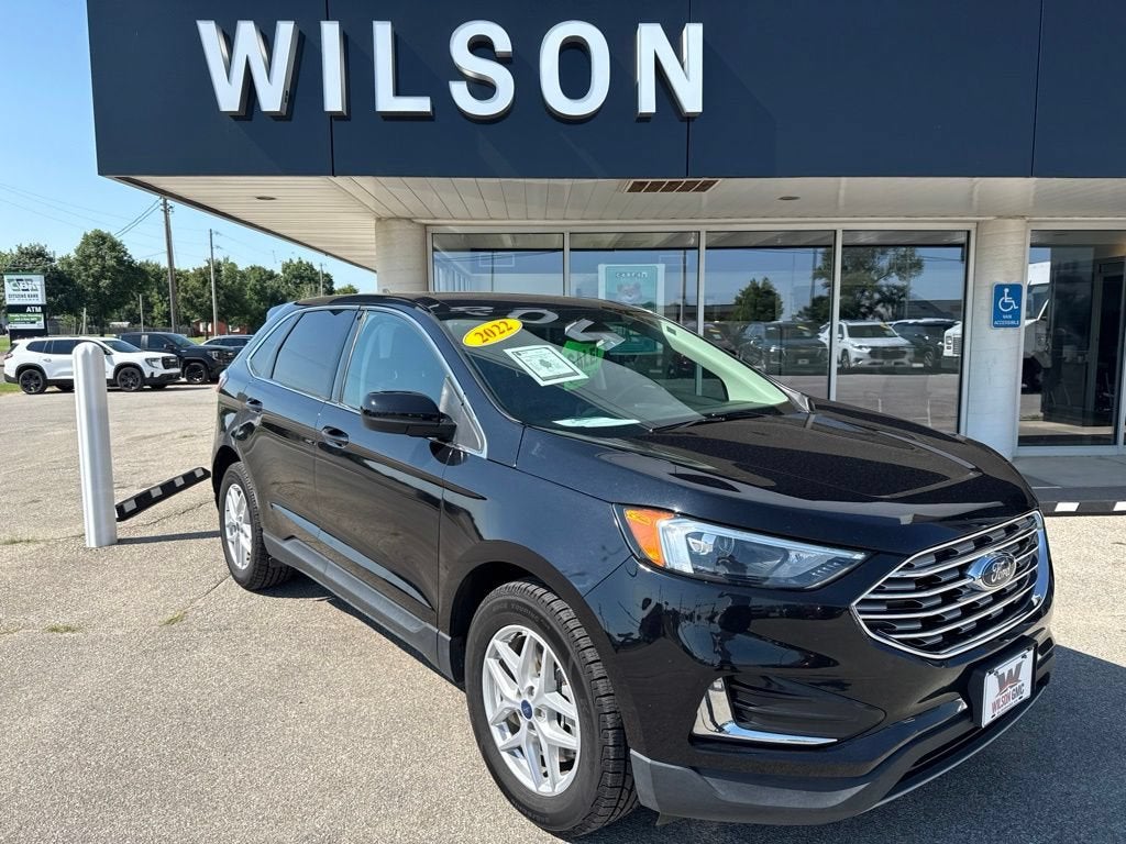 Black 2022 Ford Edge SUV / Crossover All-Wheel Drive 