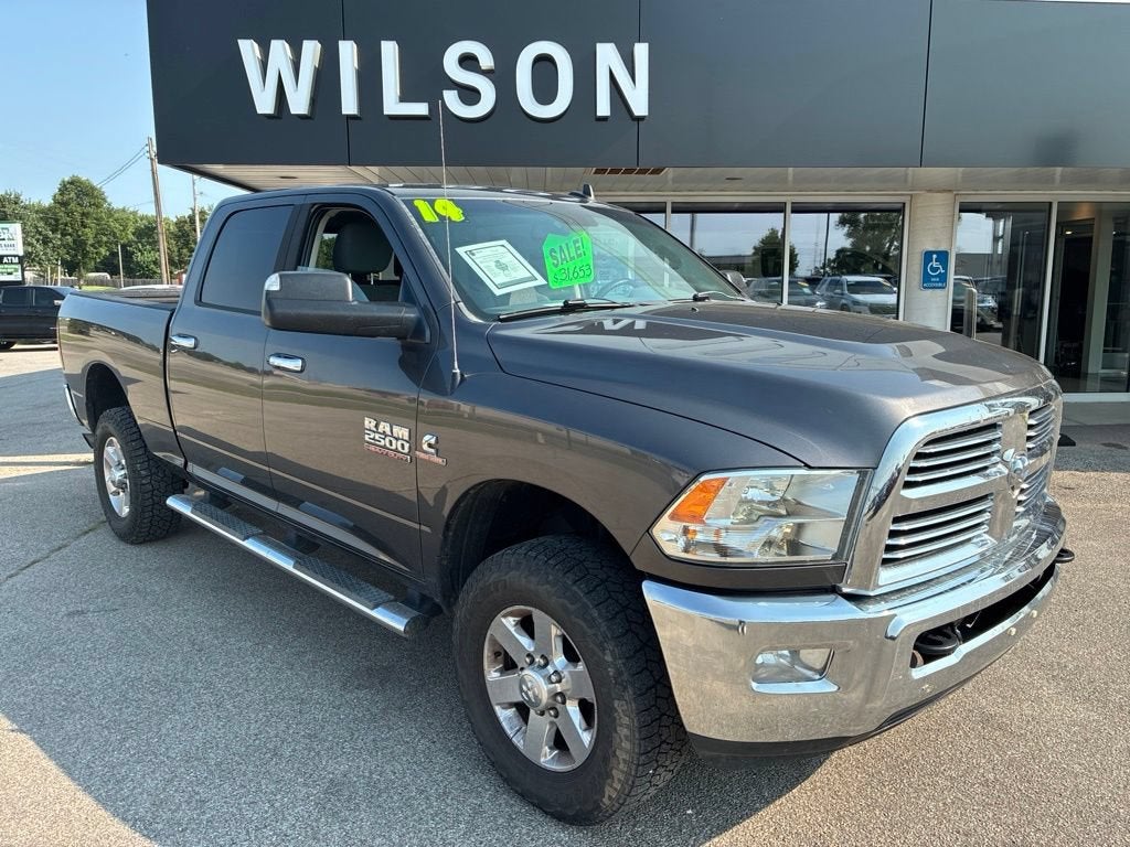 Red 2014 RAM 2500 Pickup Truck Four-Wheel Drive 