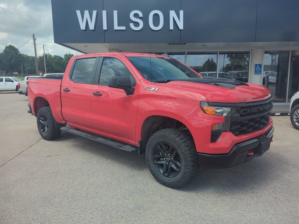 Red Hot 2023 Chevrolet Silverado 1500 Pickup Truck Four-Wheel Drive Automatic