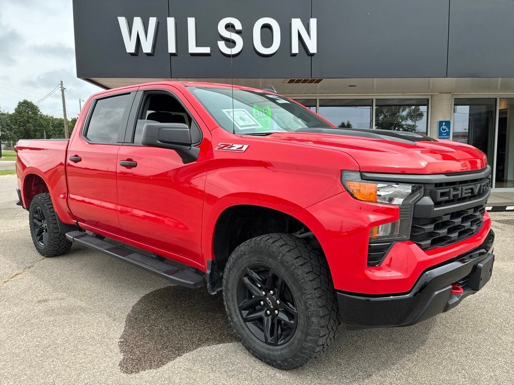 Red Hot 2023 Chevrolet Silverado 1500 Pickup Truck Four-Wheel Drive Automatic