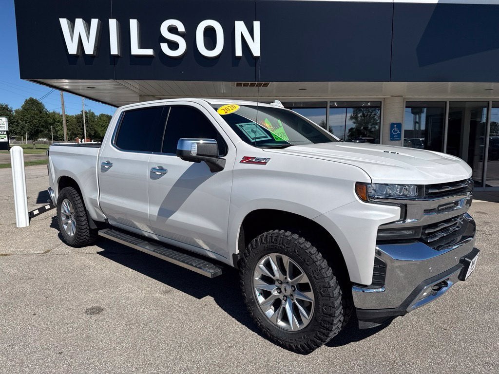 White (Iridescent Pearl Tricoat) 2020 Chevrolet Silverado 1500 Pickup Truck Four-Wheel Drive Automatic